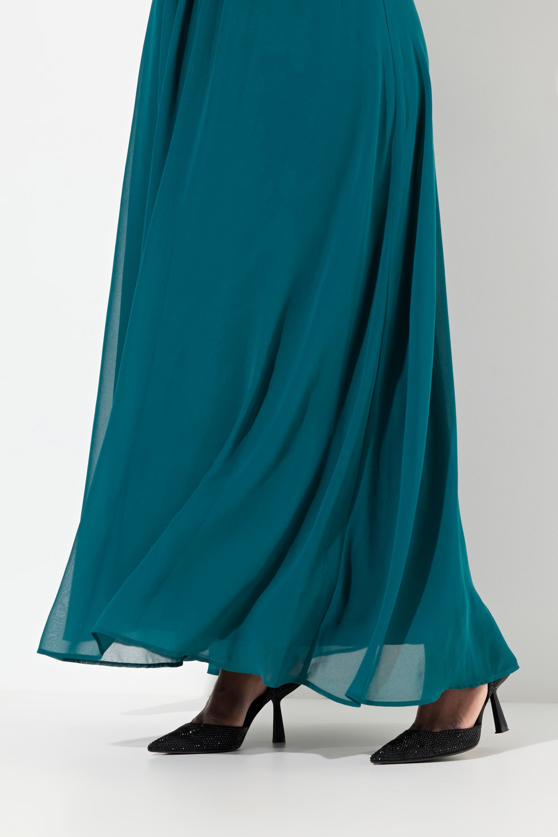 Ulla Popken Evening Dress in Green