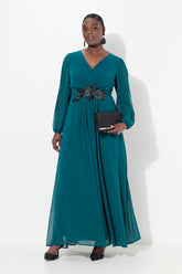 Ulla Popken Evening Dress in Green