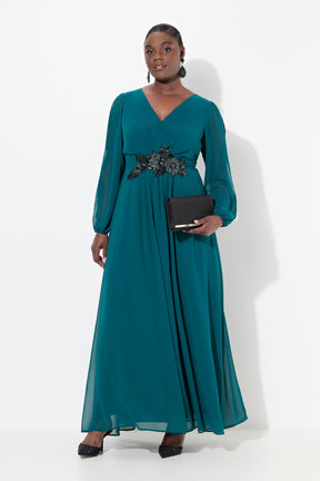 Ulla Popken Evening Dress in Green