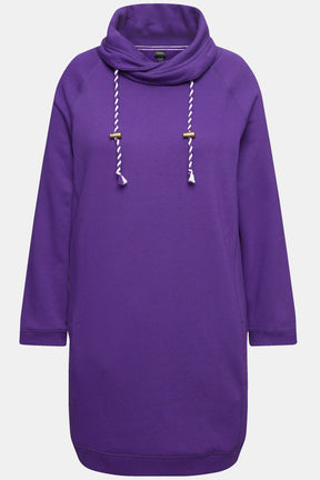 Ulla Popken Sweater Dress in Purple