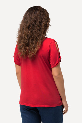 Ulla Popken T-shirt in Red