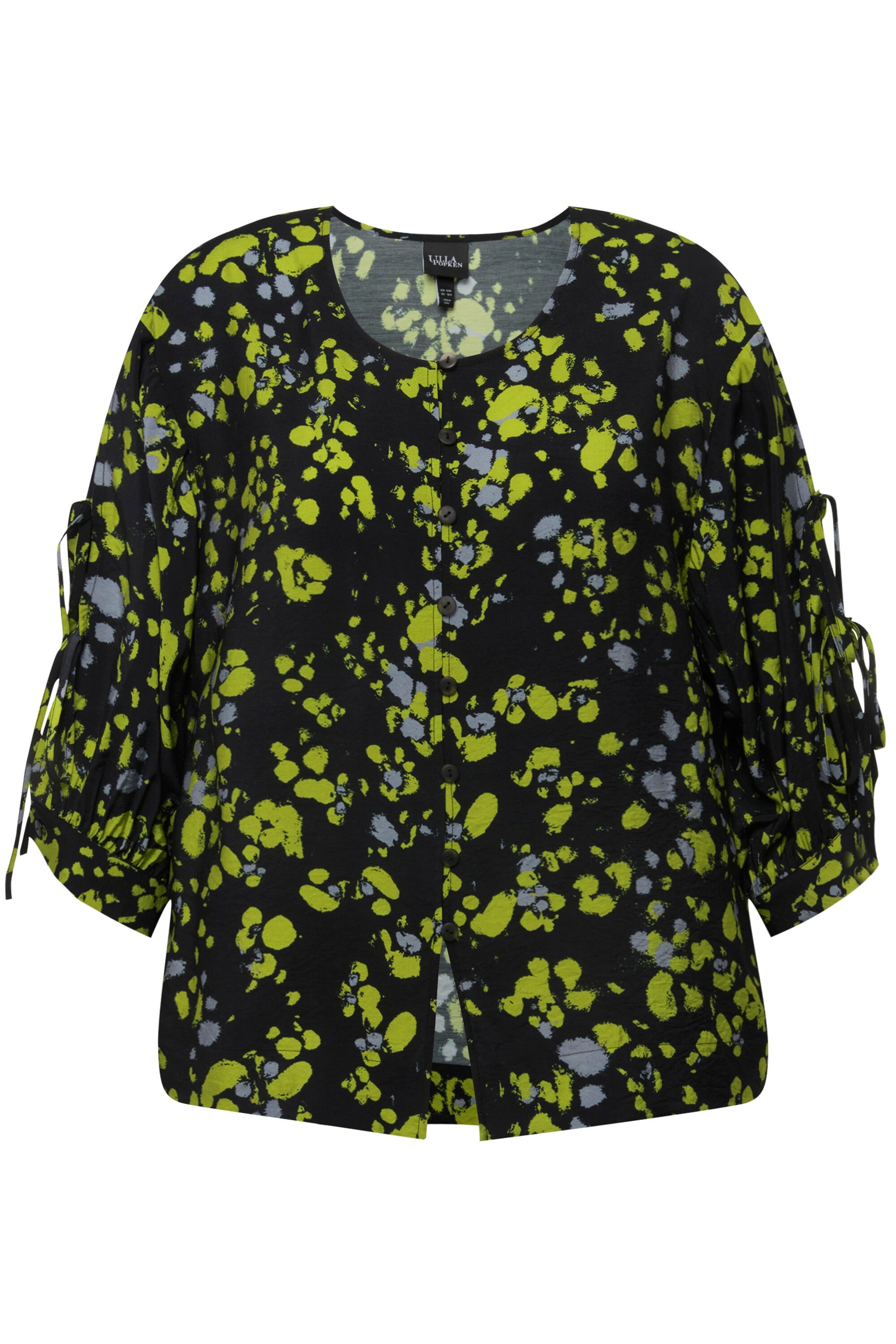 Ulla Popken Splatter Print Blouse