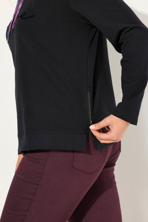 Ulla Popken Love Sweater in Black