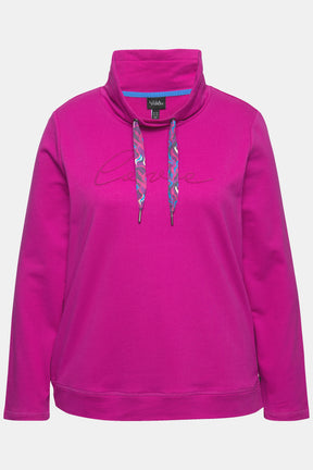 Ulla Popken Love Sweater in Pink