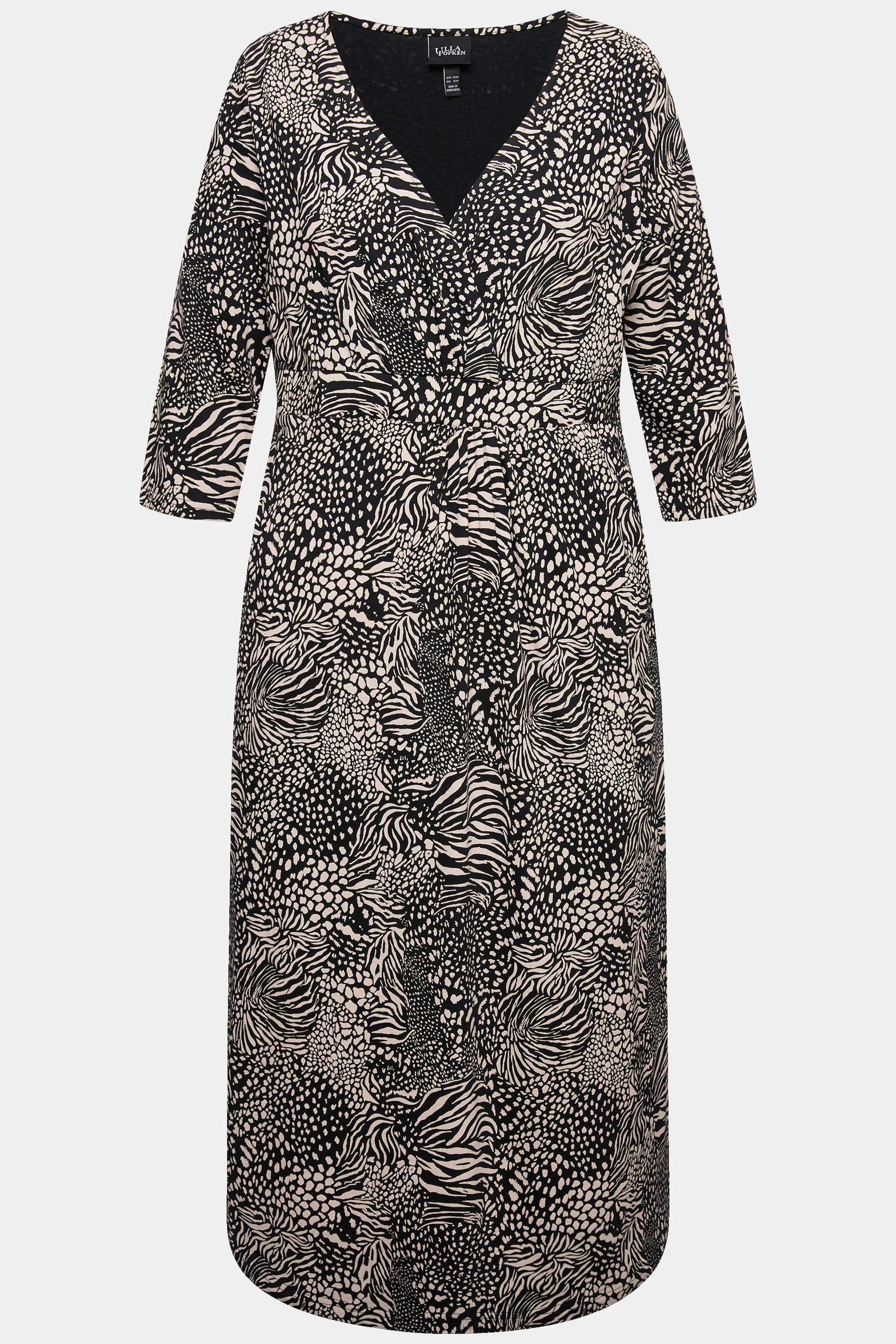 Ulla Popken Wild Print Maxi Dress