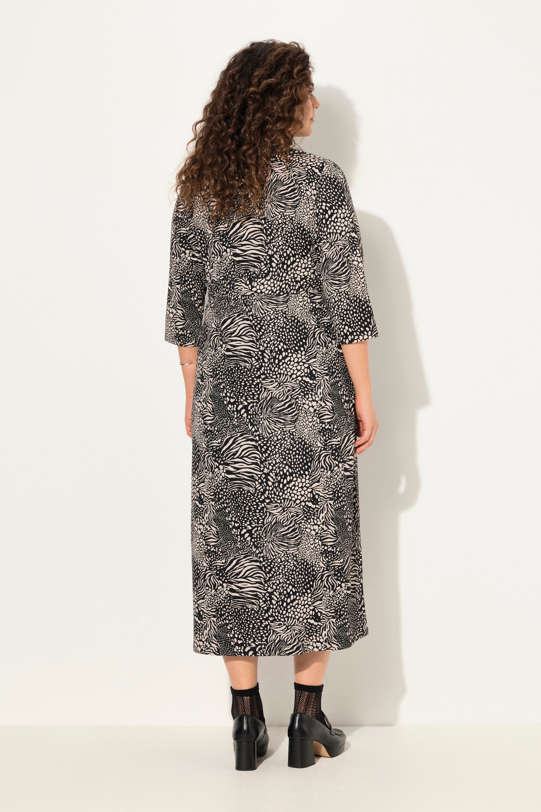 Ulla Popken Wild Print Maxi Dress