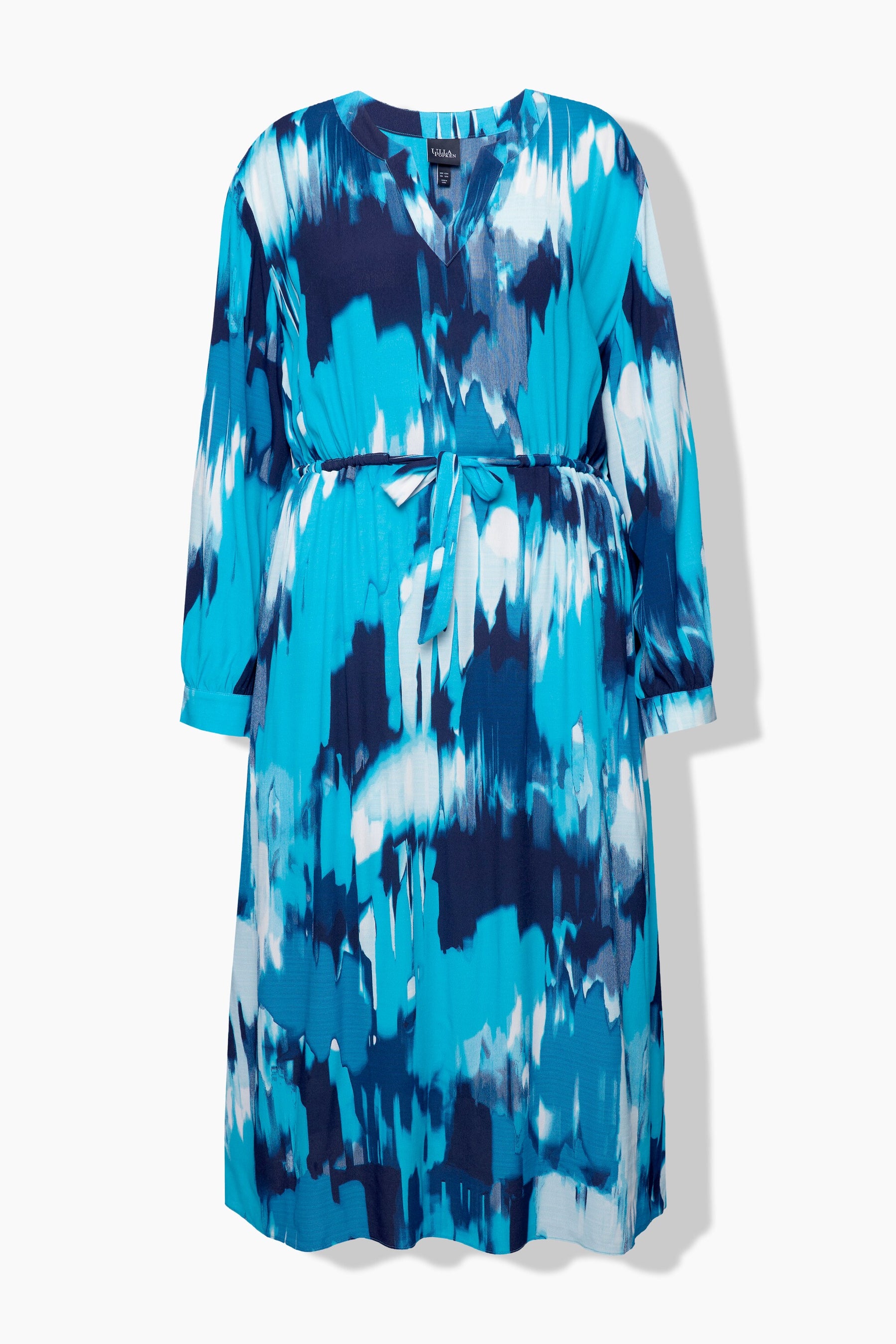 Ulla Popken Maxi Dress in Blue