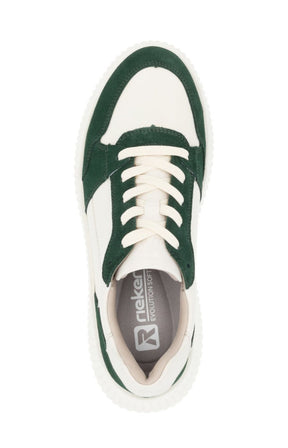 Rieker Trainer in White and Green