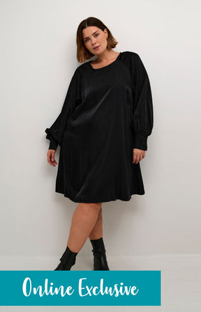 Kaffe Curve Hayli Dress in Black