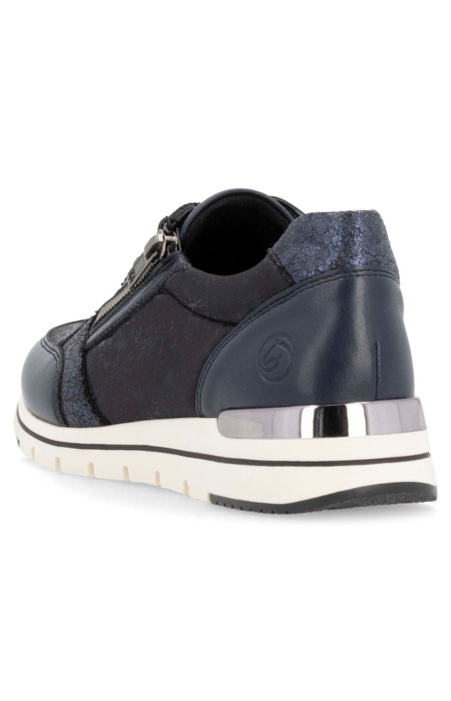 Remonte Trainers in Black/Navy