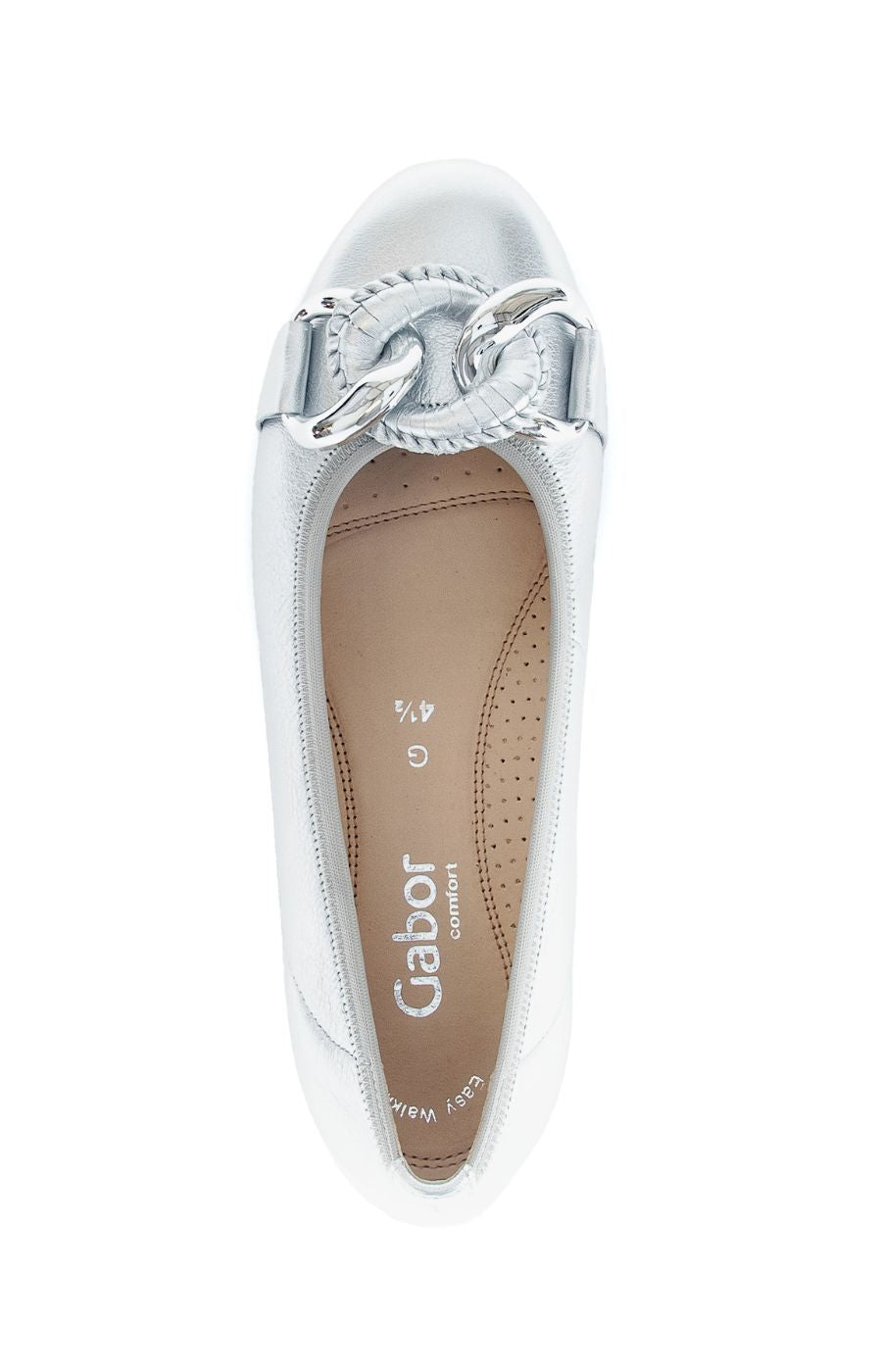 Gabor Chain Pump in Silver