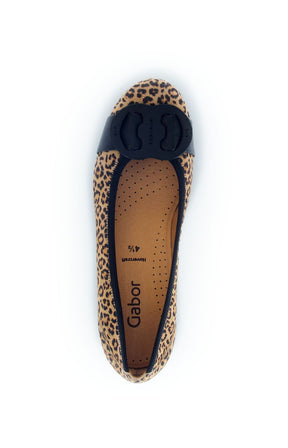 Gabor Leopard Print Pump