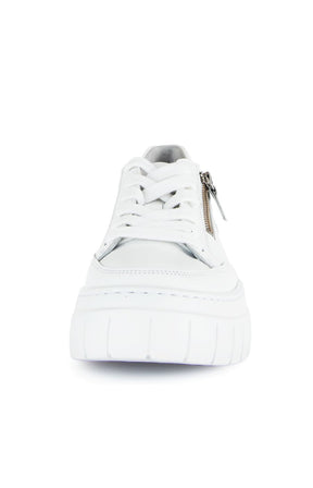 Gabor Zip Trainer in White