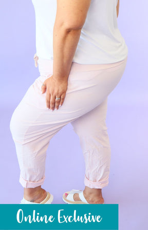 Grace Jogger in Baby Pink