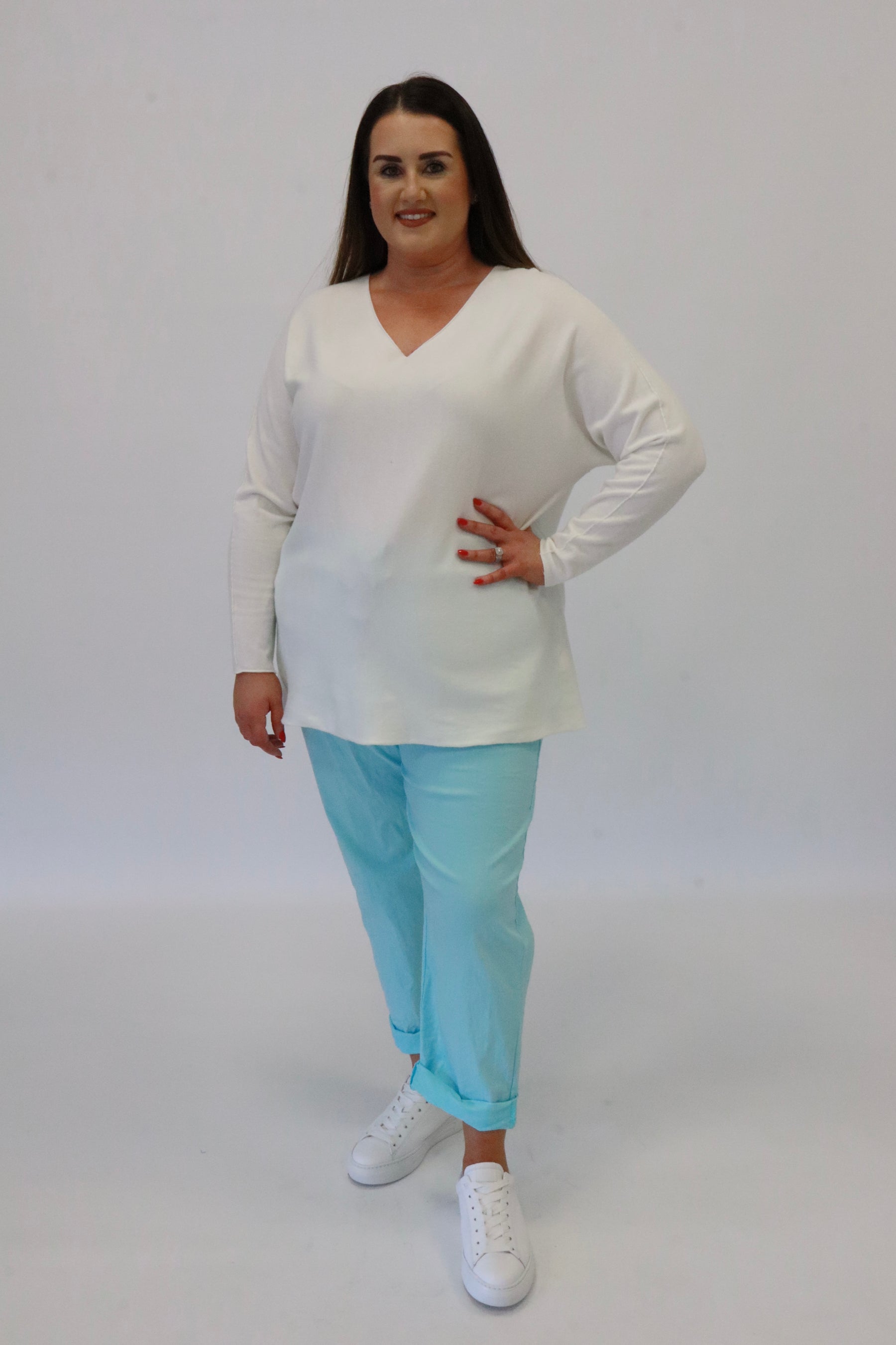 Grace Jogger in Light Blue