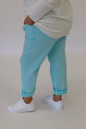 Grace Jogger in Light Blue