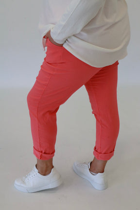 Grace Jogger in Peach