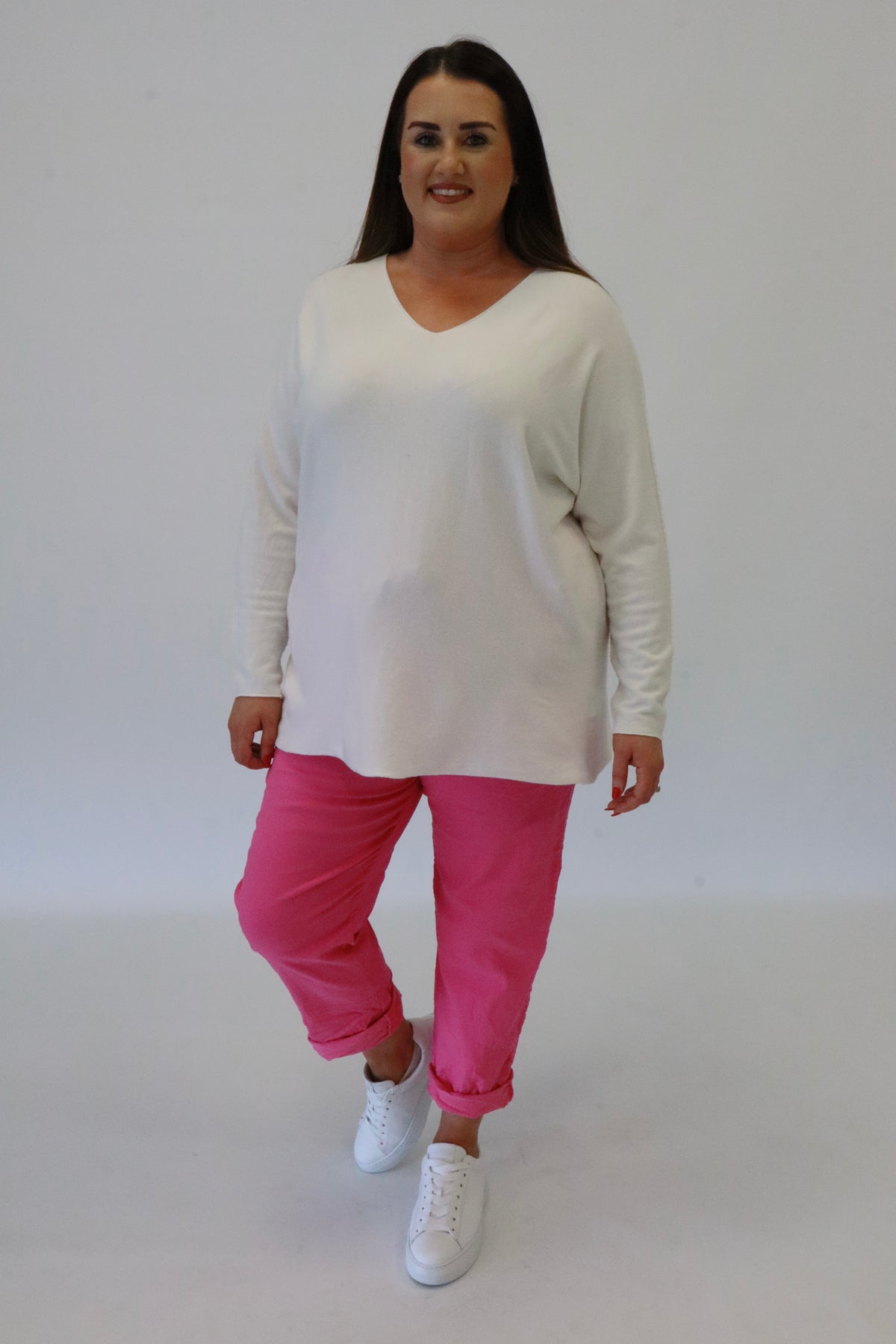 Grace Jogger in Fuchsia