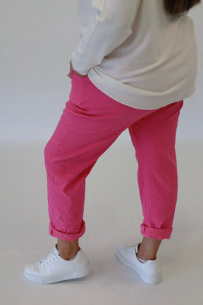 Grace Jogger in Fuchsia