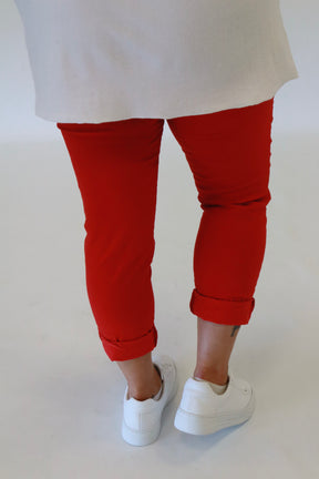 Grace Jogger in Red