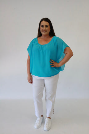 Magic Blouse in Turquoise