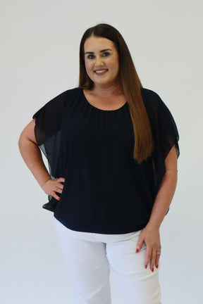 Magic Blouse in Navy -Size 1