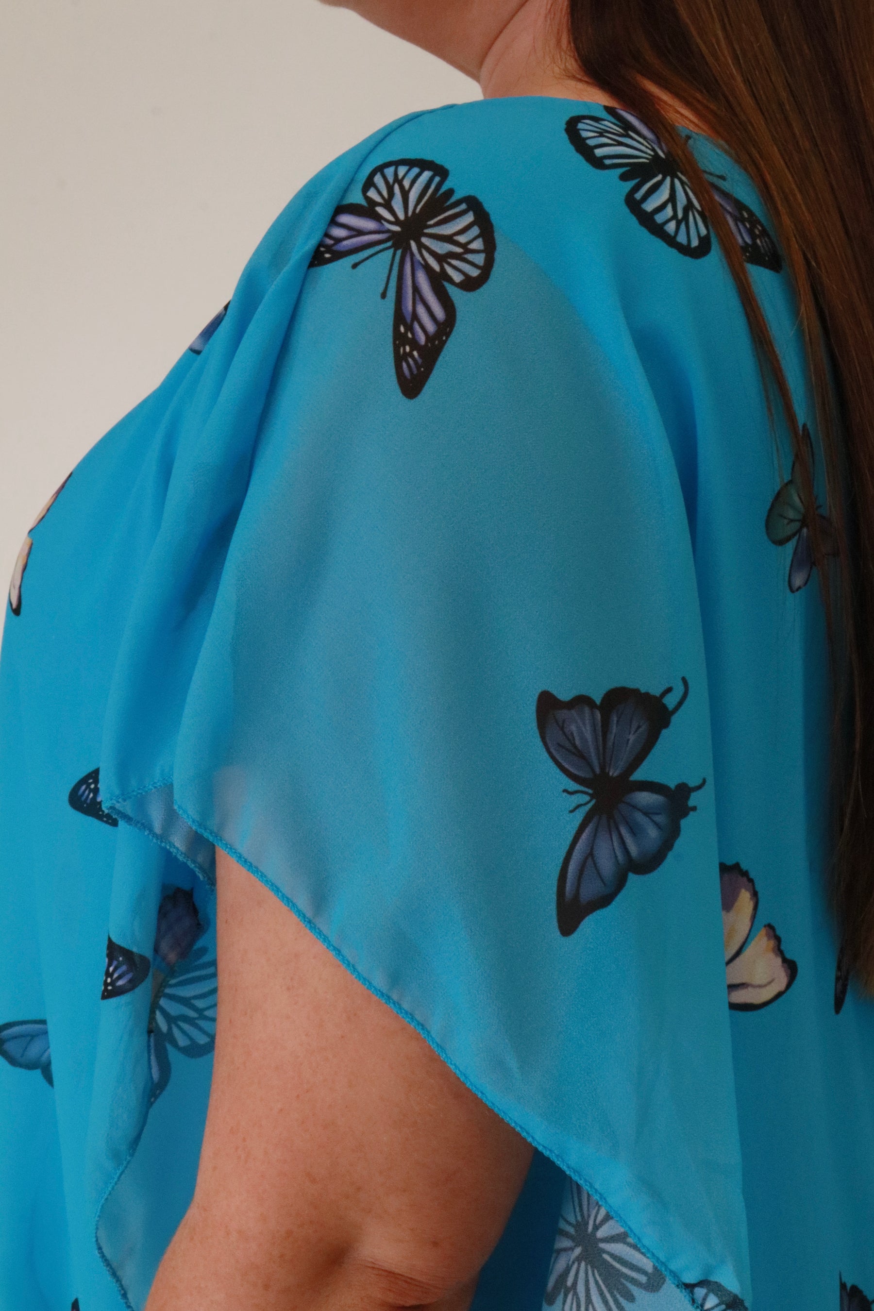 Butterfly Magic Blouse in Blue