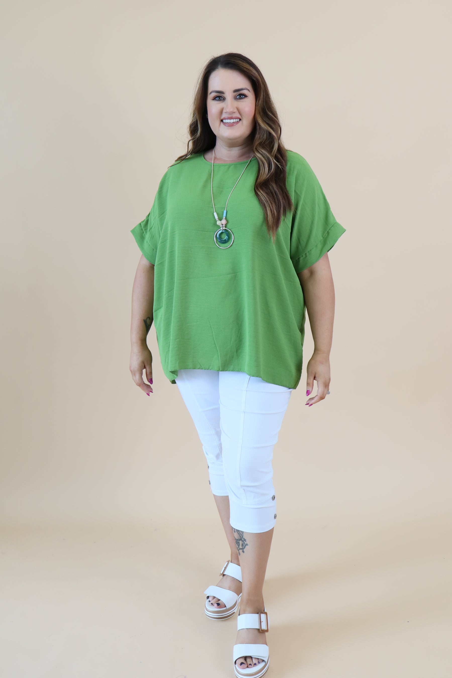 Freya Blouse in Lime