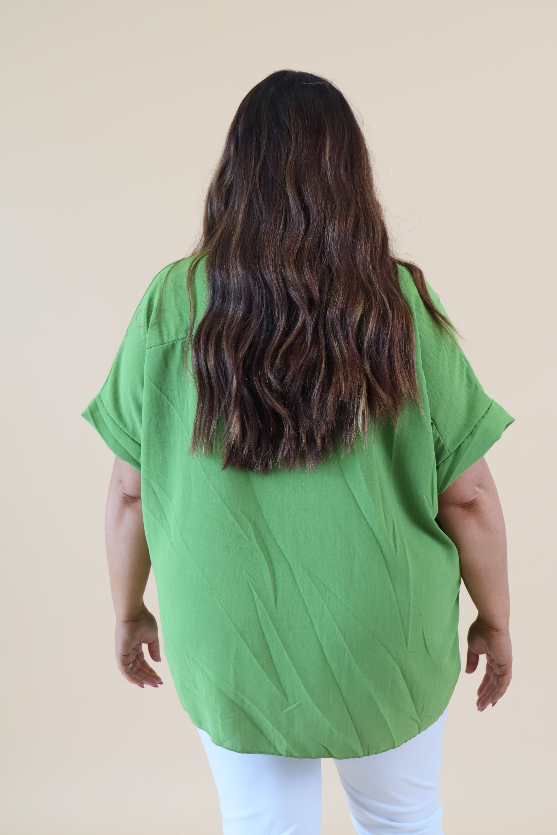 Freya Blouse in Lime