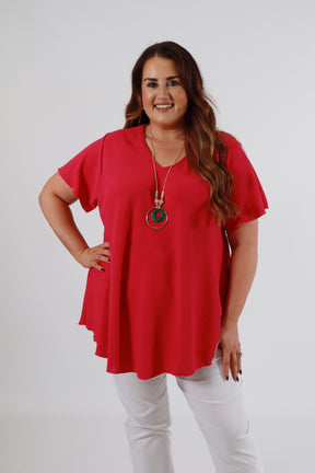 Nina Blouse in Fuchsia