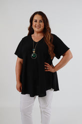 Nina Blouse in Black