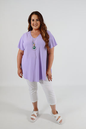 Nina Blouse in Purple