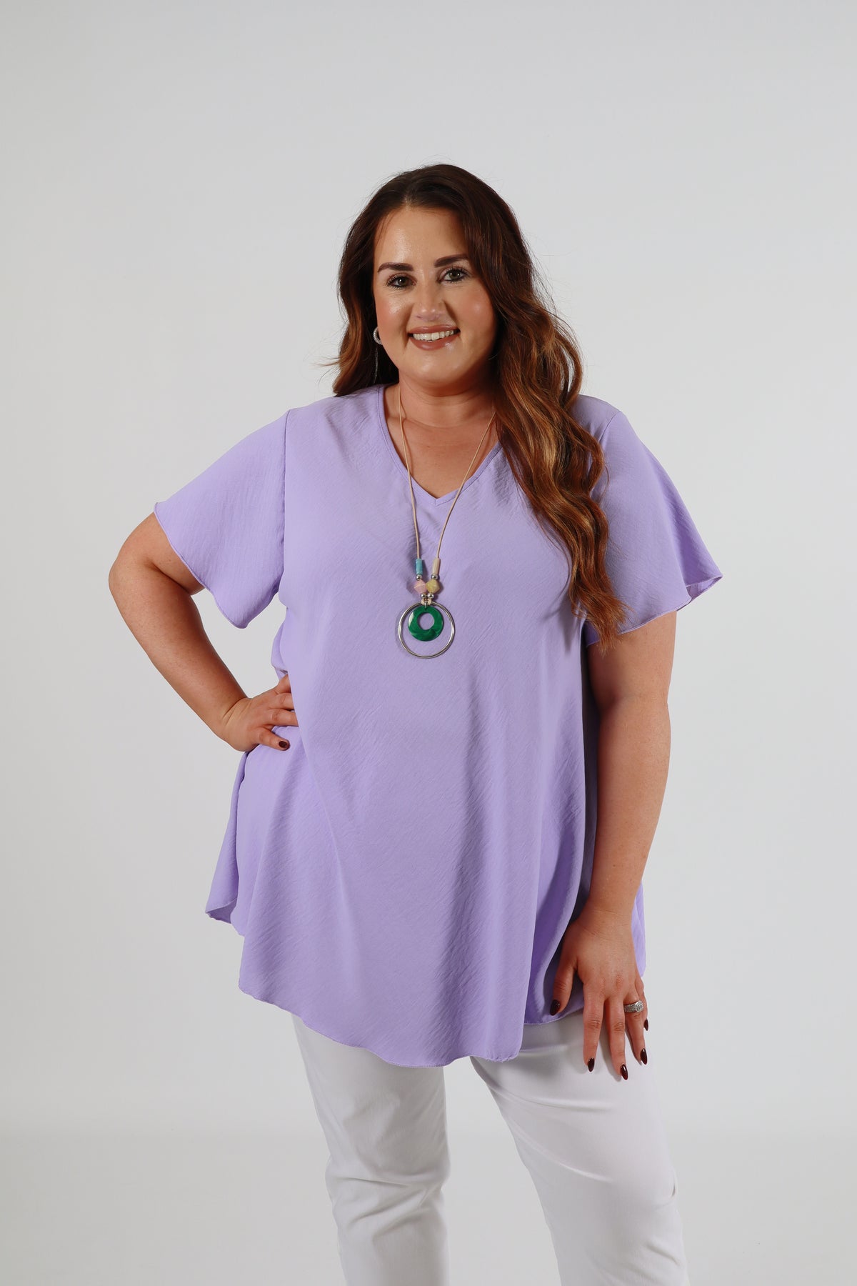 Nina Blouse in Purple