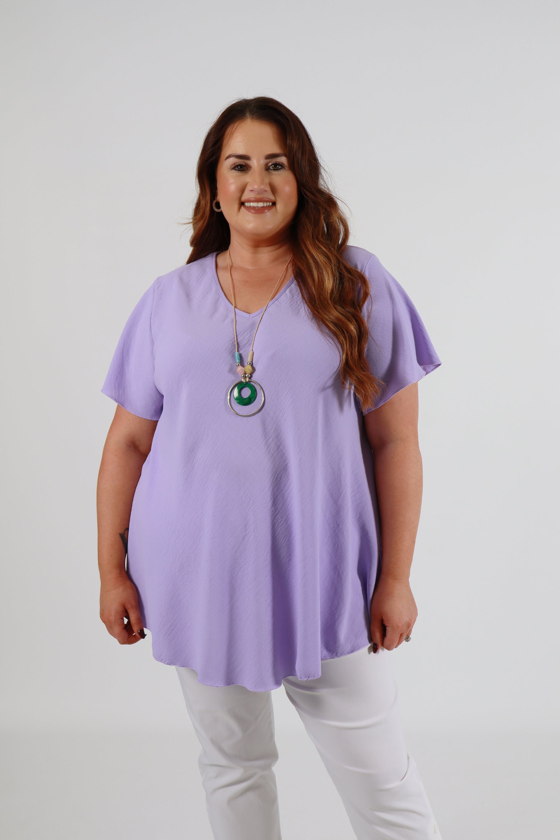 Nina Blouse in Purple