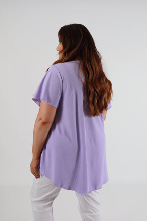 Nina Blouse in Purple