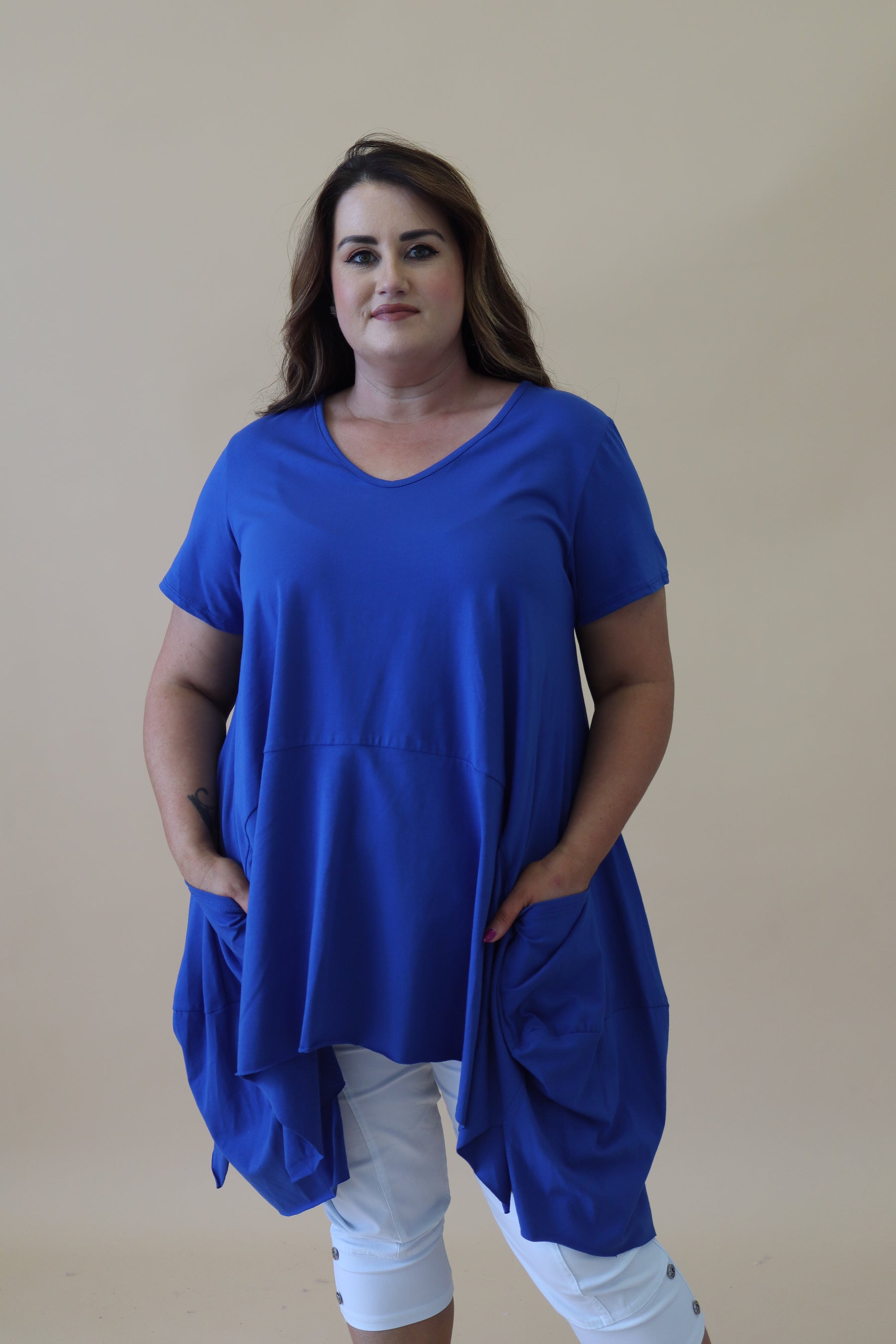 Fiona Tunic in Royal Blue