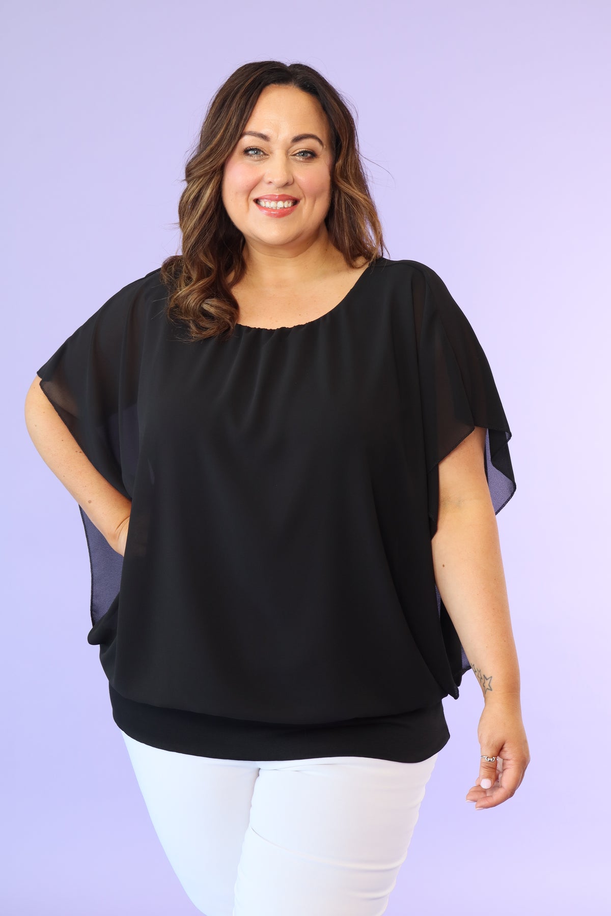 Magic Blouse in Black Size 2