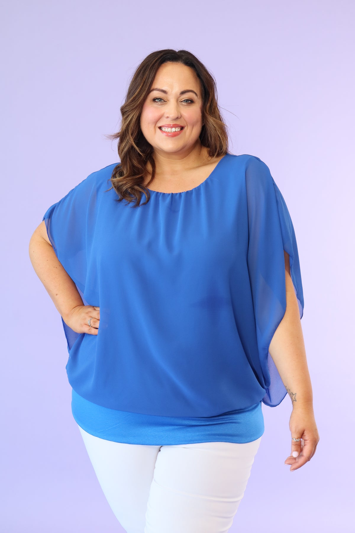 Magic Blouse in Royal Blue Size 2