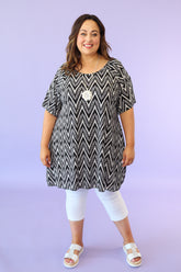 Lucia Tunic in Graphic Print