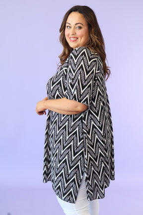 Lucia Tunic in Graphic Print