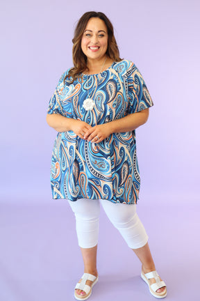 Shea Tunic in Paisley Print