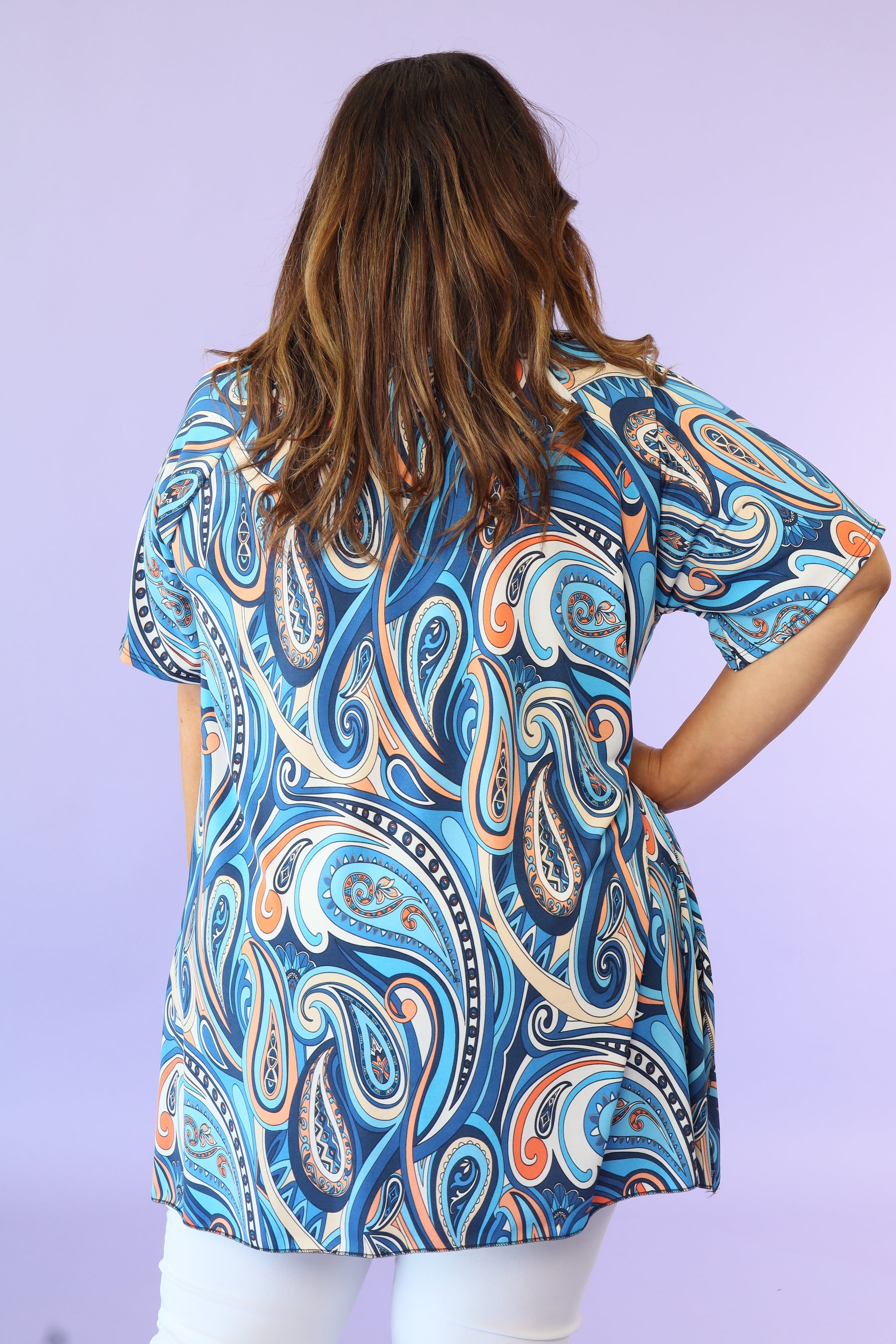 Shea Tunic in Paisley Print