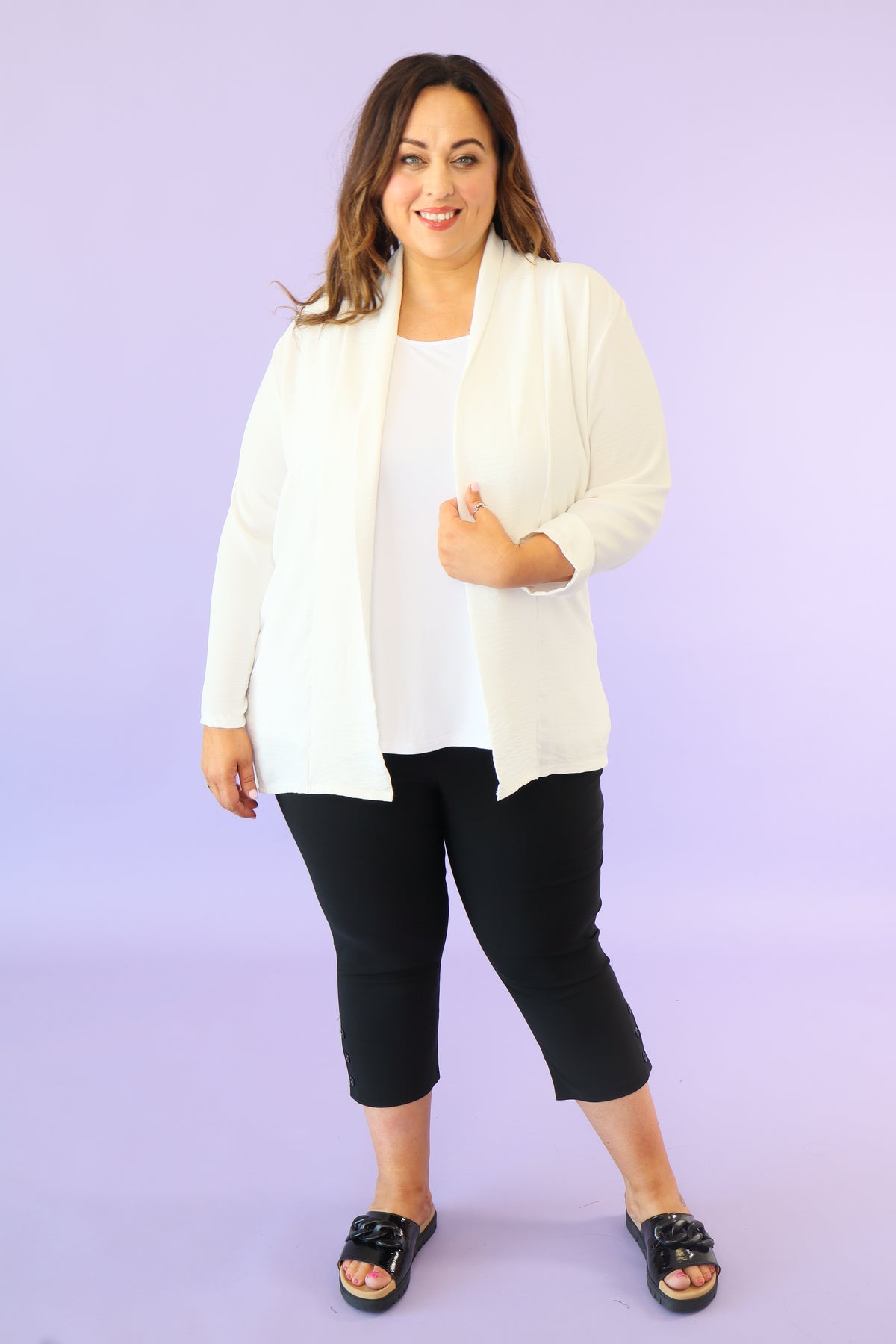 Rua Edge to Edge Blazer in White