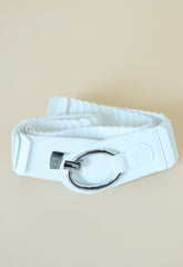 Stretch Belt in White