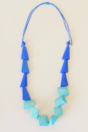 Rhea Necklace in Blue