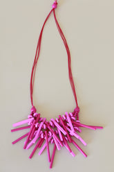 Rosa Necklace in Pink