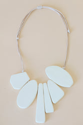 Ariel Necklace in Cream