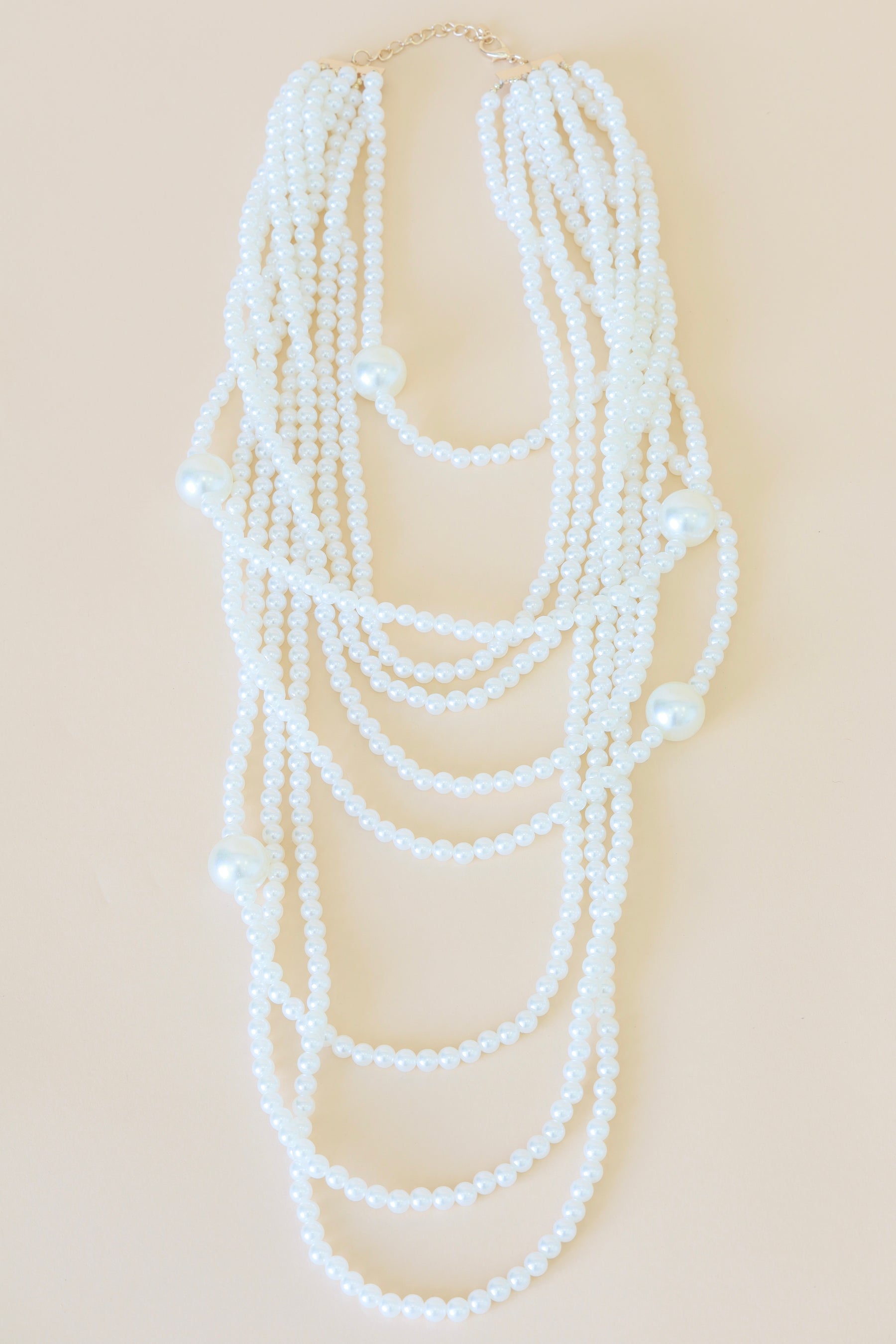 Pearl Necklace in Cream