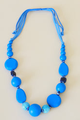 Maybel Necklace in Blue