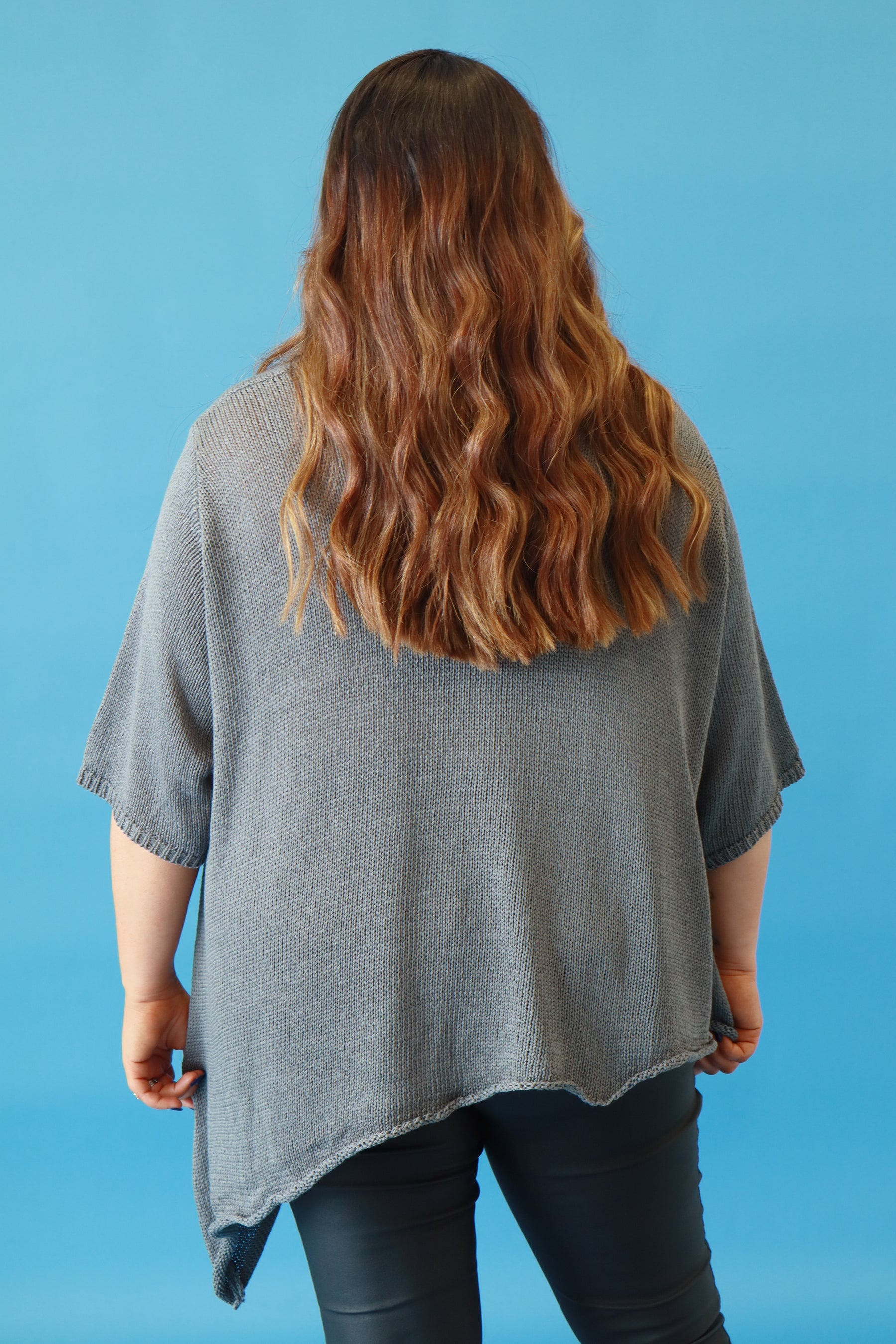 Lydia Knit Top in Grey